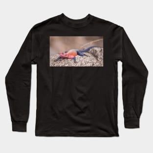 Colourful Lizard in the Serengeti Long Sleeve T-Shirt